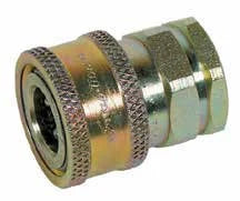 Q.C. Sockets & Plugs - Snaptite Series — Socket / 1/4" MPT / Zinc Chromate | 8.707-116.0